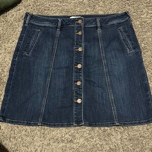 New York & Company Blue Mini Skirt Casual